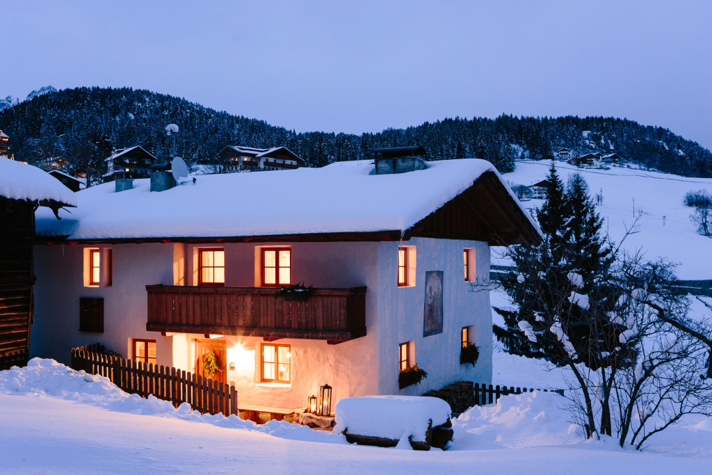 Ferienhaus Schnee Chalet Hafling Leckplått